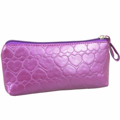 Quilted cosmetic bag
